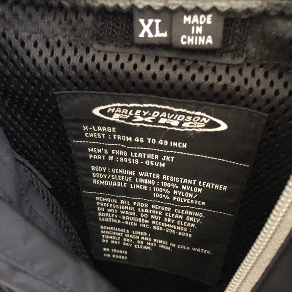 Harley-Davidson FXRG Leather Jacket - Picture 7 of 8